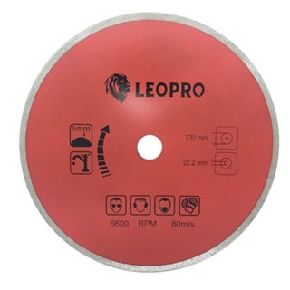 LEOPRO 610171 LP03010 ใบเพชรตัดน้ำ 9" 230 × 25.4/22.2/20/16mm (1 ใบ/แพ็ค)