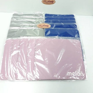 แผ่นรองเมาส์ ผ้า สีชมพู สีน้ำเงิน สีเทา จำนวน 15 แผ่น Melon (ออกใบกำกับภาษีได้)