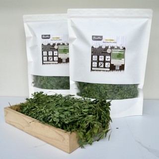 อัลฟาฟ่าต้นอ่อนออร์แกนิค - Extra alfalfa hay by Merryn Exotic (150G)