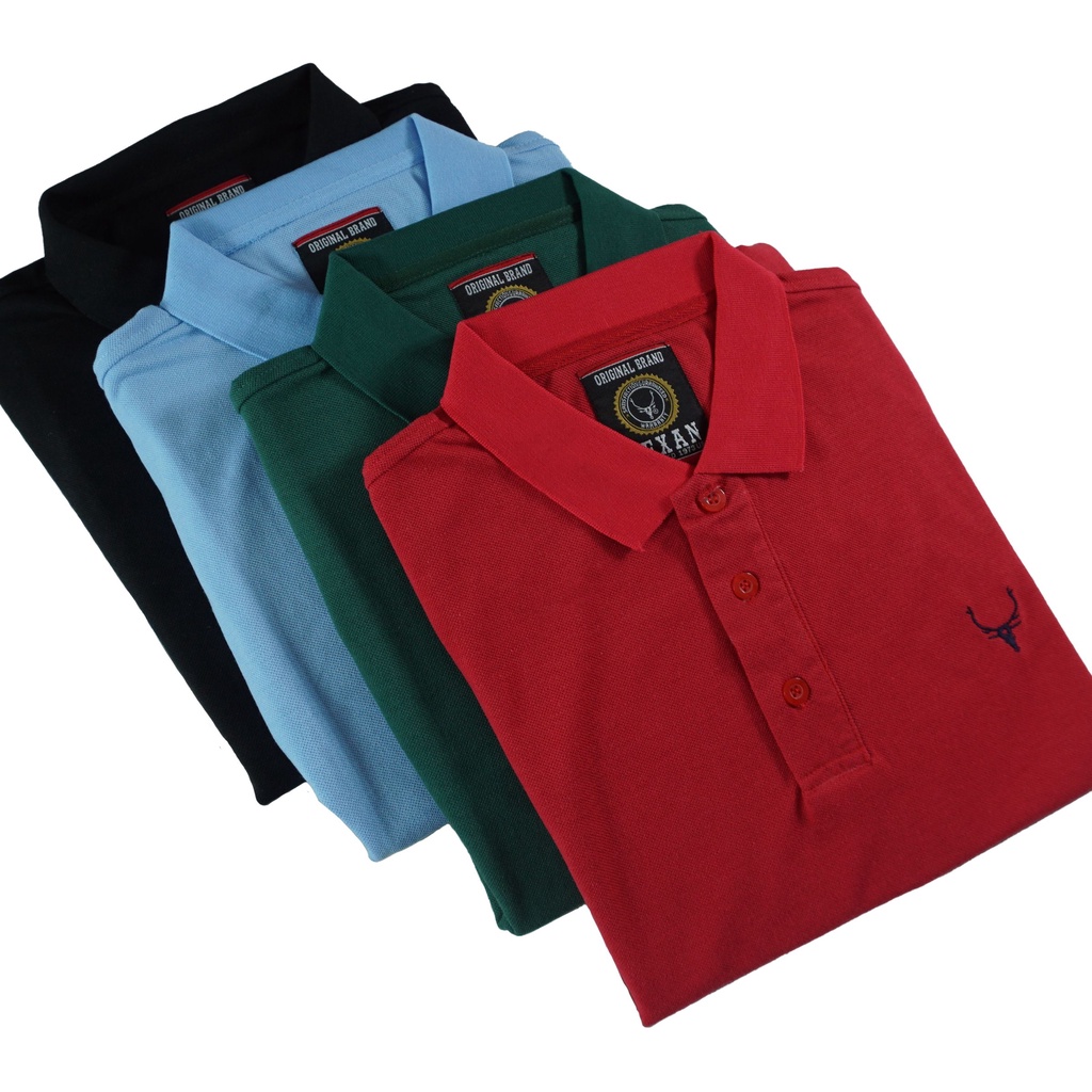 เสื้อโปโลแขนสั้นคอปก Texan KCS-18B