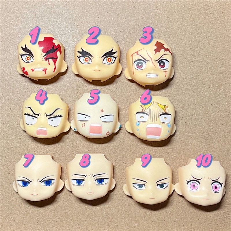 Gsc Nendoroid เปลี่ยน Face Demon Slayer Tanjiro Nezuko Zenitsu Inosuke Giyuu ob11 ตุ๊กตา