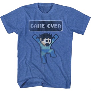 Game Over Mega Man T-Shirt เสื้อสีขาว เสื้อเชิ้ต