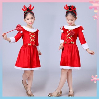 Christmas childrens clothing boys and girls dress up performance clothes kindergarten clothes Christmas performance clothes Santa Claus