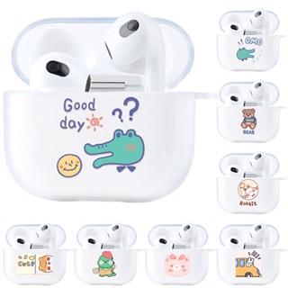 💕New💕เคสที่เข้ากันได้สำหรับ Compatible for Airpods 3/Airpods Pro 2  เคสลายการ์ตูนไร้สายเคสหูฟังเคสซิลิโคนใส