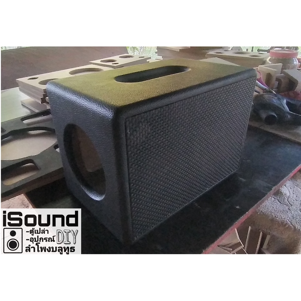 ตู้เปล่าลำโพงบลูทูธdiy2.0 #M425P (งานหุ้มหนัง)ดอกลำโพง4นิ้ว2ดอก ดอกลำโพงhk2นิ้ว2ดอก พาสซีพ5นิ้ว แอมจ