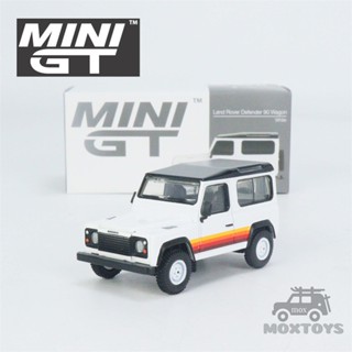 โมเดลรถยนต์ ขนาดเล็ก GT 1:64 Land Rover Defender 90 Wagon สีขาว