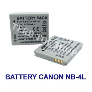 (Pack2)NB-4L / NB4L Camera Battery For Canon IXUS 30,40,50,60,70,80,100 HS,300 BY TERBTOE SHOP