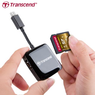 Transcend Smart Reader RDP9 OTG Card Reader for Smartphone/Tablet