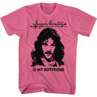 Inigo Montoya Is My Boyfriend Princess Bride T-Shirt เสื้อเชิ้ตชาย เสื้อยืด cotton