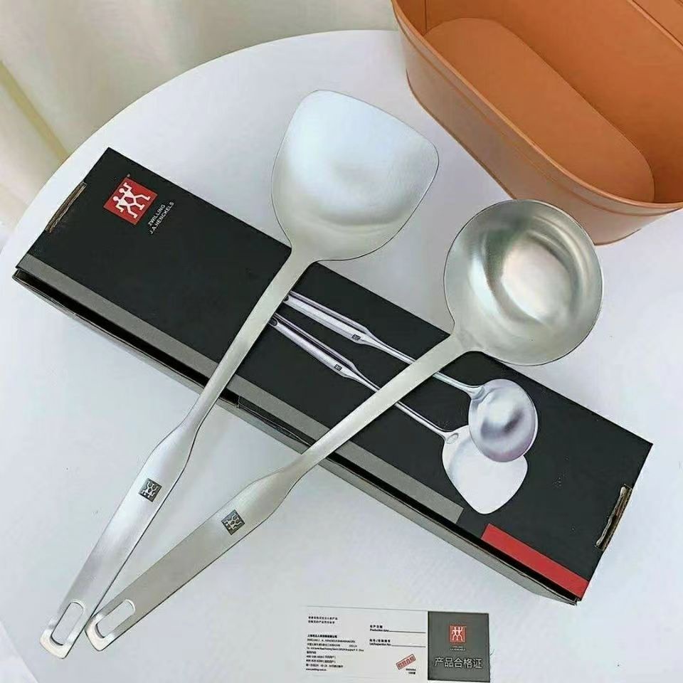 Zwilling, Germany  304 stainless steel kitchen Stir-frying iron spade spatula frying spatula soup sp