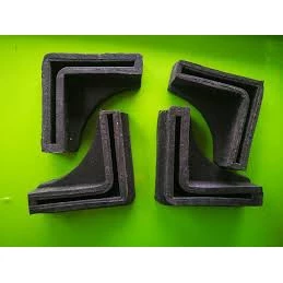 ยางเหล็กฉาก ยางรองขาเหล็กฉาก ขนาด1.5นิ้ว*1.5นิ้ว