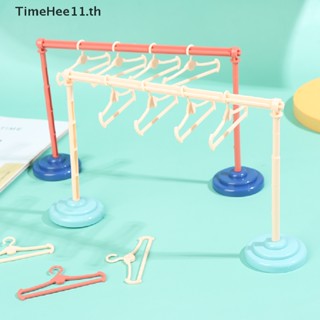 Timehee ราวตากผ้า 1/6 1/8 1/12 สําหรับบ้านตุ๊กตา