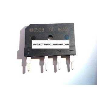 D5SB60 ไดโอดบริดจ์ D5SB 60 ยี่ห้อ SHINDENKEN DIODE BRIDGE อุปกรณ์ อะไหล่ อิเล็กทรอนิกส์ ELECTRONICS