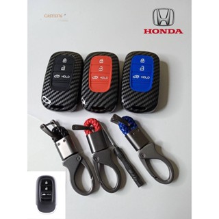 พร้อมส่ง กรอบ เคฟล่า แท้ แบบเงา ใส่กุญแจรีโมทรถยนต์ Honda Hrv 2022 ขึ้นไป