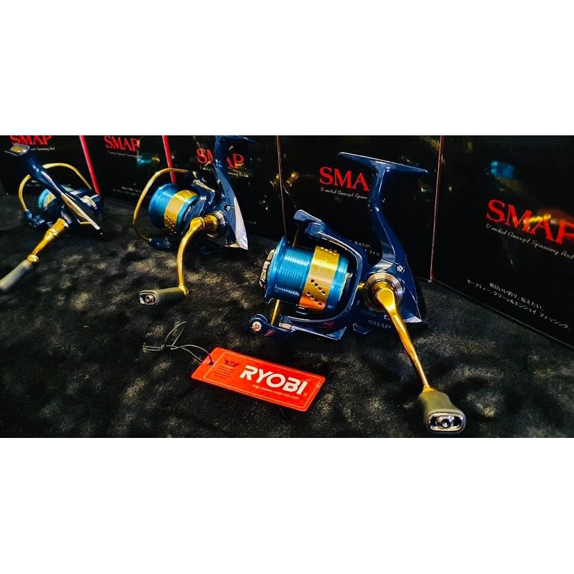 RYOBI SMAP XBV รอกสปินนิ่งตีเหยื่อปลอม 👍