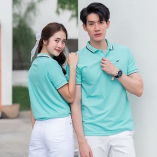 BULLTUS BRAND เสื้อโปโล สีเขียวพาสเทล 3 Tone Collection มี XXL