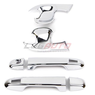 For Toyota C-HR CHR 2016-2021 Front Door Handle + Cup Bowl Cover Exterior Chrome Molding Trim w/ Smart Key