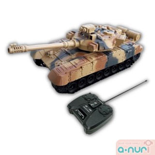 Anuri รถบังคับวิทยุ รถถังบังคับรีโมท WR-1 RC tank series remote control รถถังบังคับวิทยุ รถบังคับไร้สาย 34x15x15 ซม