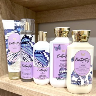 ของแท้Shopไทย/พร้อมส่ง Bath and Body Works Butterfly Body Lotion  236ml. Body cream226g. shower gel 295ml.