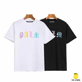 GP 【Lemon】เสื้อยืด Palm angels ตัวอักษรสีบนหน้าอก [Limited Edition]