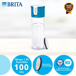 BRITA ขวดใสกรองน้ำ fill&amp;go vital Blue (สีฟ้า)