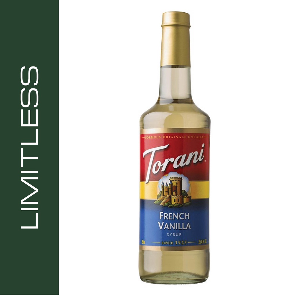 LIMITLESS | Torani Syrup น้ำเชื่อมแต่งกลิ่น โทรานี่ French Vanilla