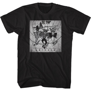 Antenna ZZ Top T-Shirt เสื้อวินเทจผญ เสื้อยืดสวยๆ เสื้อยืดแฟชั่น