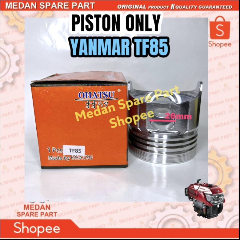 ลูกสูบ MESIN TF85 ลูกสูบ Yanmar TF85 TF 85 ลูกสูบเครื่องยนต์