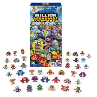 (ของแท้100%) Million Warriors, 40-Pack Collectible Figures