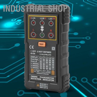 BIndustrial Shop Peakmeter Pm5900 เครื่องทดสอบตัวบ่งชี้หมุนมอเตอร์ สามเฟส แบบพกพา