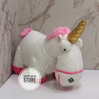 UNICORN ตุ๊กตา ม้าฟลับฟี่ ยูนิคอร์น ขนาด 9 นิ้ว (สีขาว)