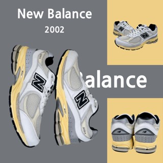 （ยิงจริง）New Balance 2002 ขาวเหลือง ขาวเขียว ของแท้100%💯รองเท้าผ้าใบ รองเท้า รองเท้าวิ่ง รองเท้า New Balance-1-4