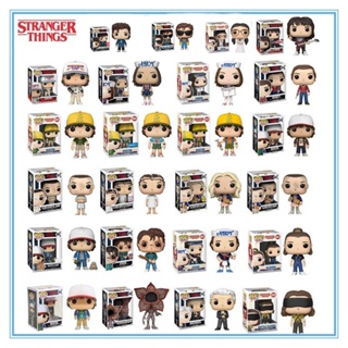 ฟิกเกอร์ Funko Pop Stranger Things TV Dustin Steve Eleven 11 Demogorgon Brenner Nancy Robin Suzie Eddie Max ของเล่นสําหรับเด็ก