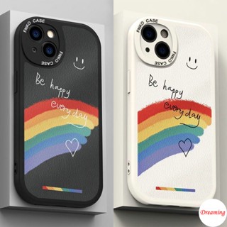 สำหรับ Samsung Galaxy A03 A03S A10S A13 A20 A30 A20S A21S A22 A23 A31 A32 A33 A50 A50S A30S A51 A52 A52S A53 A70 A71 A72 A73 5G 4G รูปไข่ Big Eye Soft เคสโทรศัพท์ Motif Smile Love Rainbow