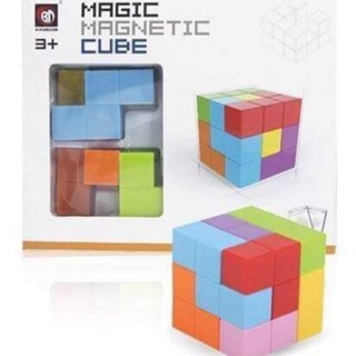 Magic magnetic cube แม่เหล็กตัวต่อทรงลูกบาศก์ พร้อมส่ง