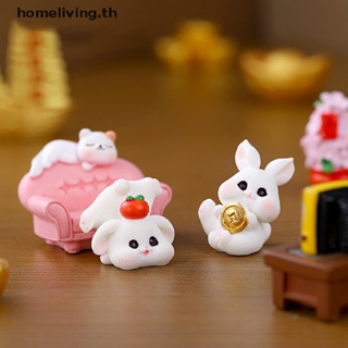 Home ตุ๊กตากระต่ายปีใหม่จีน น่ารัก ขนาดเล็ก สําหรับตกแต่งบ้านตุ๊กตา