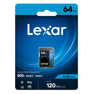 Lexar 64GB SDXC High-Performance 800x (120MB/s)