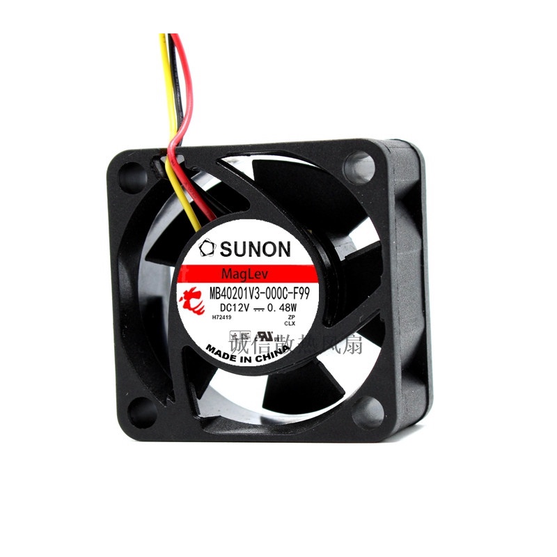 SUNON Jianzhun MB40201V3-000C-F99 12V 0.48 W 4CM 4020 พัดลม