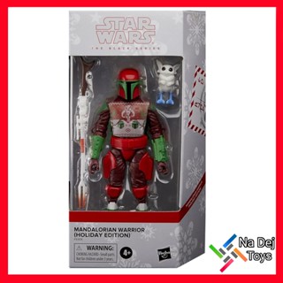 The Mandalorian Holiday Edition Star Wars Black Series 6" figure ดิ แมนดาลอเรี่ยน (คริสต์มาส) สตาร์วอร์ส แบล๊คซีรี่ย์ส