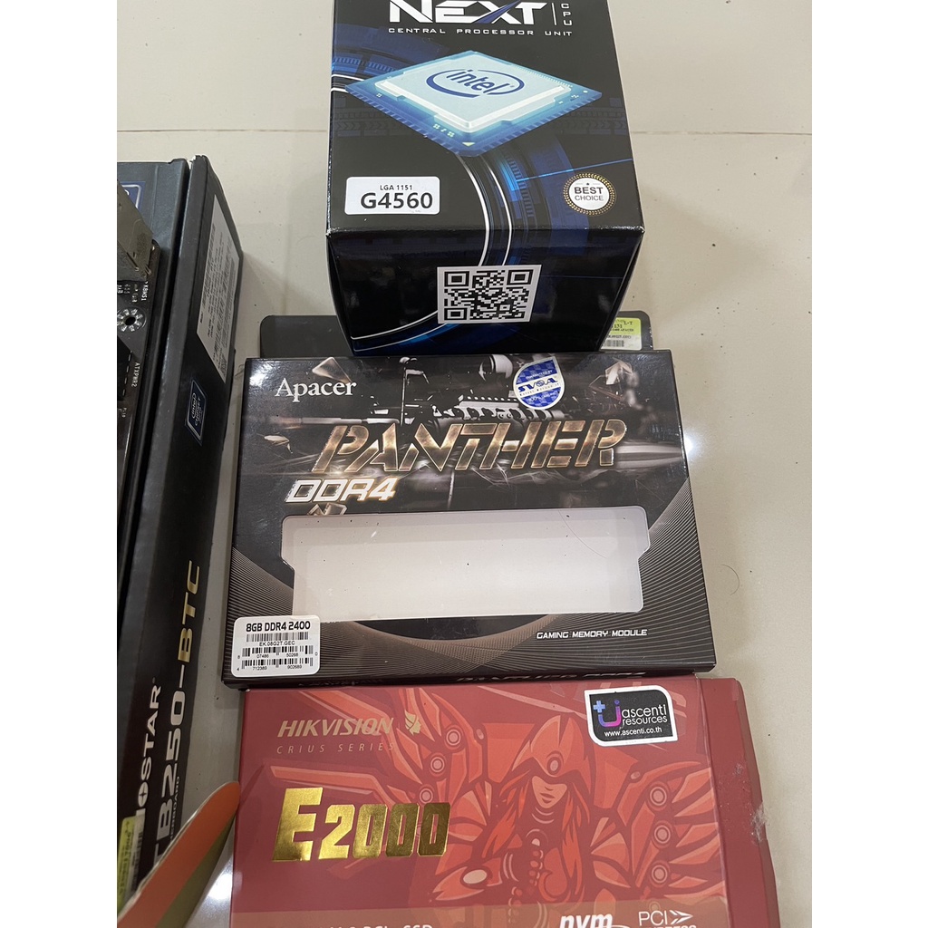 CPU G4560 _Intel® HD Graphics 610 G4560 Model : โปรเซสเซอร์ Intel® Pentium® ซีรีส์ G