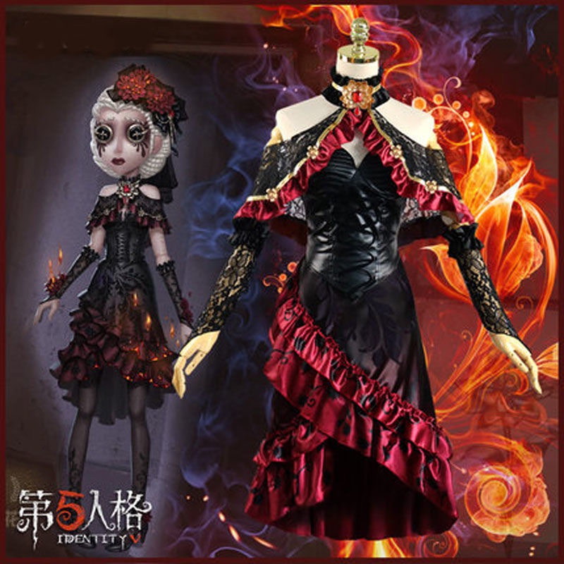 [สองมิติ] Identity V cosplay Costume ชุดคอสเพลย์ หมอ อาบน้ําดับเพลิง วิกผมครบชุด สําหรับผู้หญิง