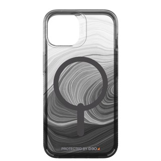 เคสมือถือ Gear4 iP 14/ 14 Plus/ 14 Pro/ 14 Pro Max- Milan Snap - Black Swirl