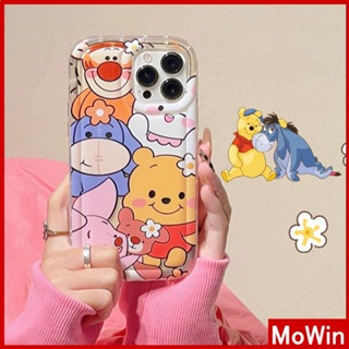 Mowin - เข้ากันได้สำหรับ เคสไอโฟน เคสไอโฟน11 สำหรับ iPhone 14 Pro Max เคส iPhone หนา TPU เคสนิ่ม เคสใสถุงลมนิรภัยกันกระแทกการ์ตูนน่ารักสำหรับ iPhone 13 Pro Max 12 Pro Max 11 Pro Max 7plus XR xs max