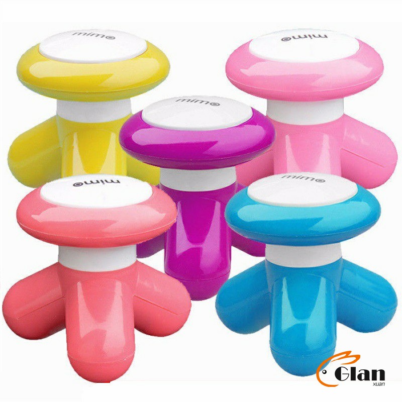 Glanxuan ที่นวด 3 ขา ที่นวด นวดคอ บ่า ไหล่ หลัง ขนาดเล็ก Three Legged Mini Massager