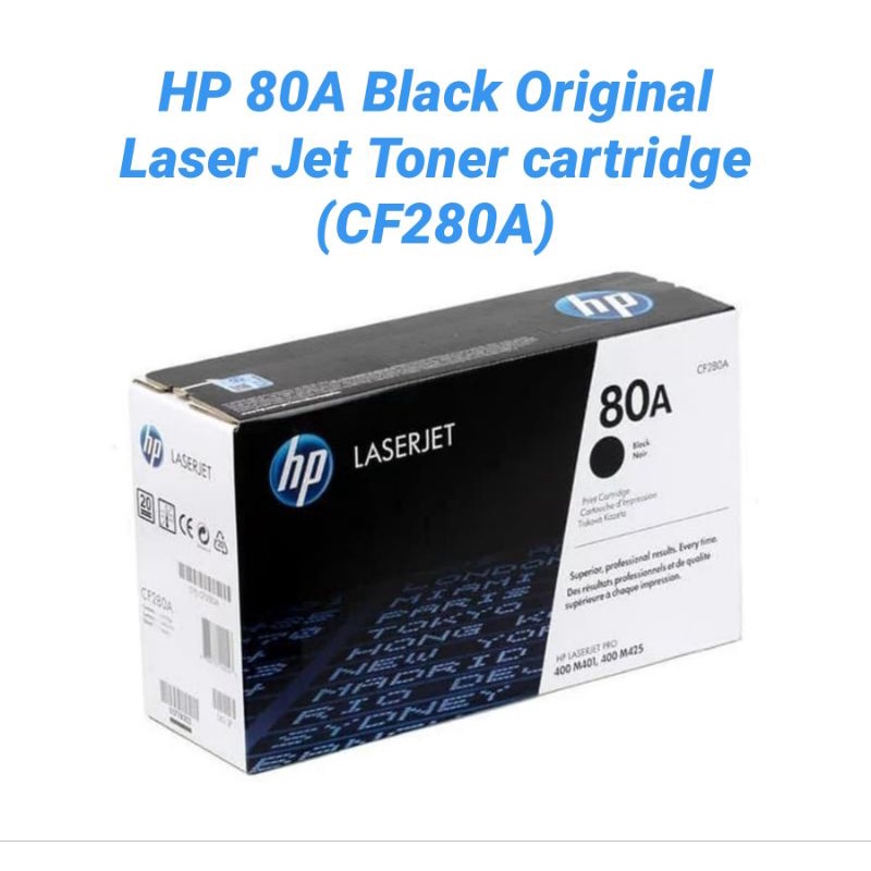 ถูกแท้จ้า Sale #ตลับหมึกเลเซอร์ HP 80A สีดำ (CF280A)
