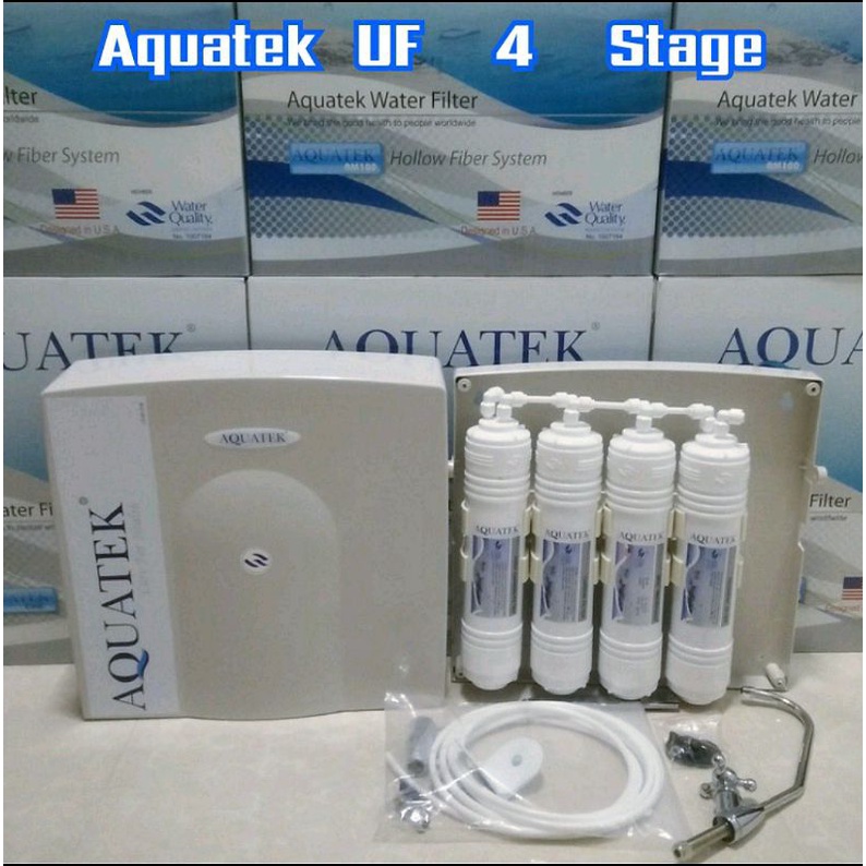 ชุดไส้กรอง Aquatek  AM100  Inline  4-5 ขั้นตอน ฟรี สาย 3 เมตร ข้องอ 8 ชิ้น - รูปที่ 4