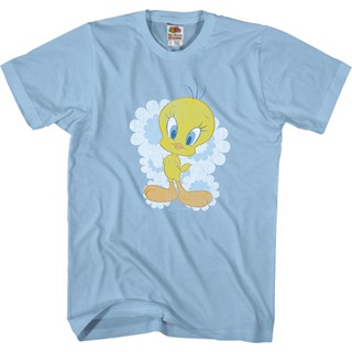 Tweety Bird Looney Tunes T-Shirt เสื้อคู่รัก เสือยืดผู้ชาย