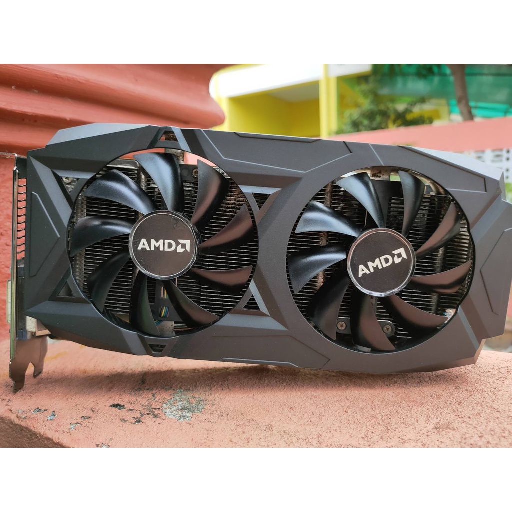 การ์ดจอ PowerColor Radeon RX 580  AXRX-580 4GB มือ 2 สภาพดีพร้อมส่งทันที
