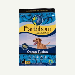 อาหารสุนัขแบบเม็ดโฮลิสติก Earthborn  สูตรปลาทะเล สำหรับสุนัขโตทุกสายพันธุ์ 2.5 kg สีฟ้า