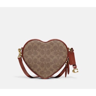 Heart Crossbody In Signature Canvas